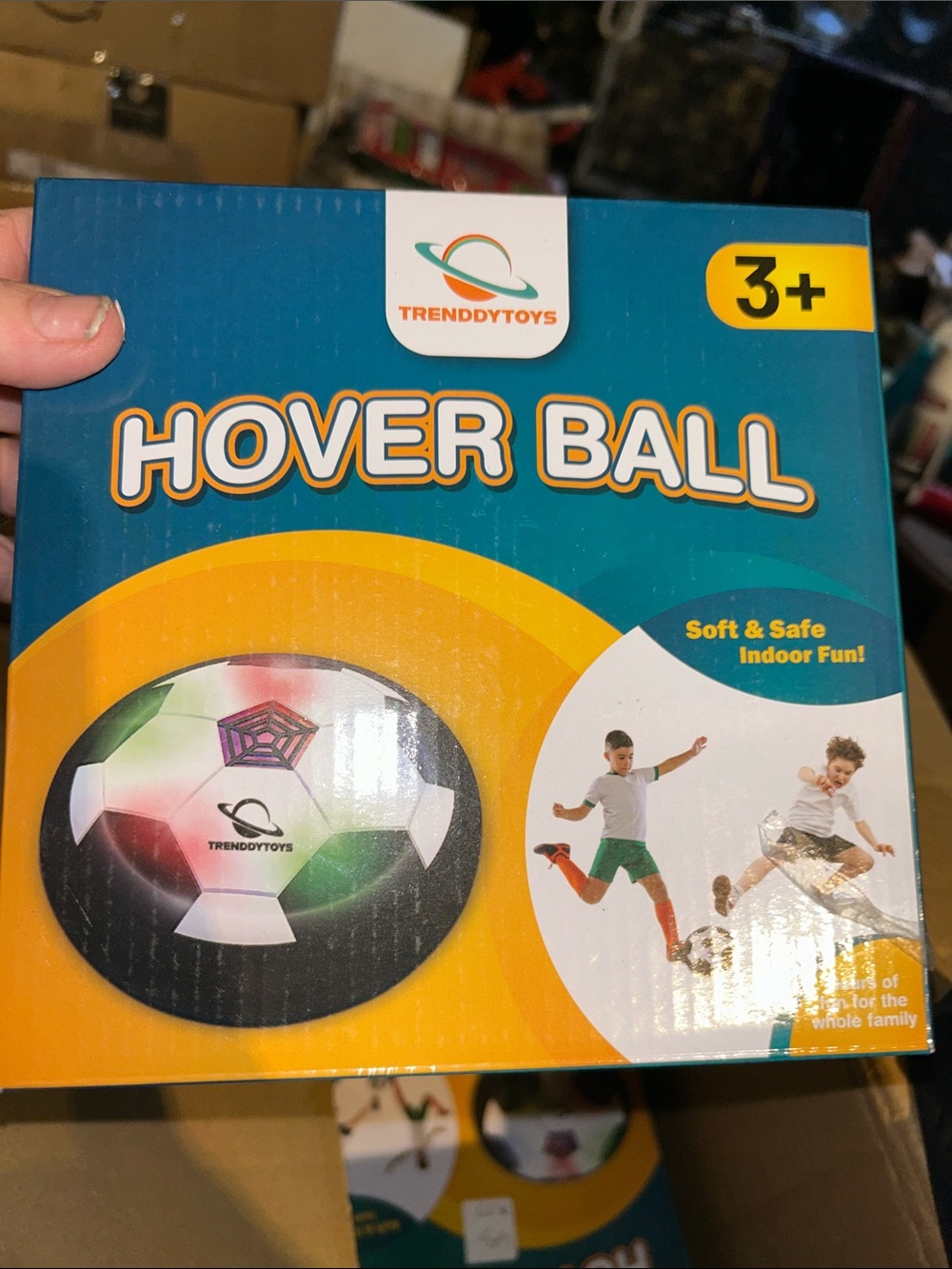 TRENDDYTOYS Hover Ball - Multicolor Indoor Soccer Hoverball